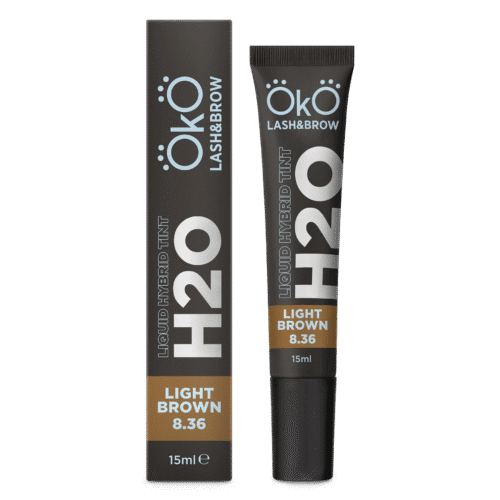 OkO lash&brow Liquid Hybrid tint H2O LIGHT BROWN 15ml