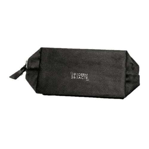 Derm acte toilettaske sort med logo